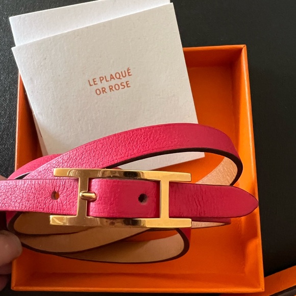 HERMES LE BRACELET CLIC CADENAS 18K ROSE GOLD - Picture 4 of 10